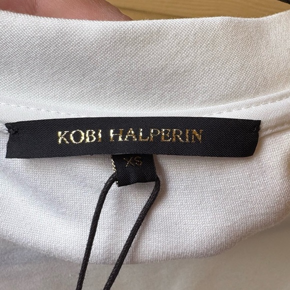 Kobi Halperin Julia Contrast Eyelet Blouse Size XS - Picture 5 of 7